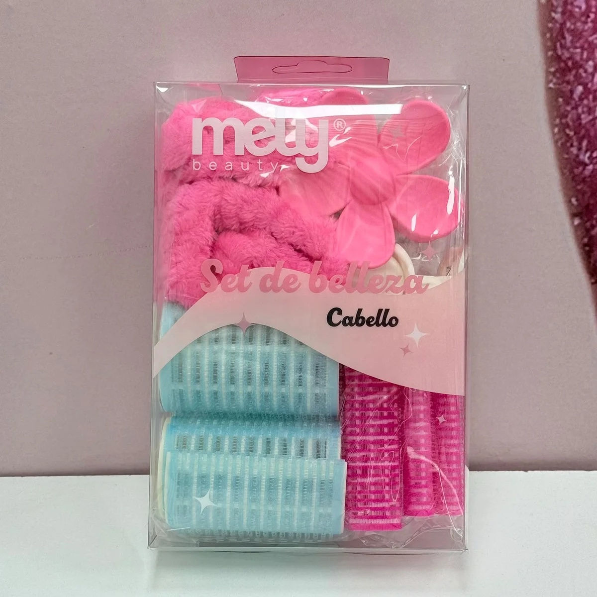 Set de Belleza con Rizador de Cabello Mely