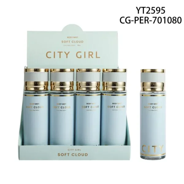 C*12 BODY SPLASH SOFT CLOUD 250ML CITY GIRL