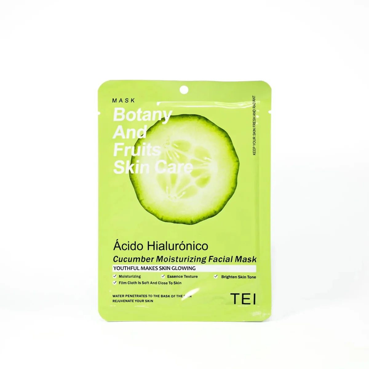 Mascarilla Pepinos Acido Hialuronico Tei