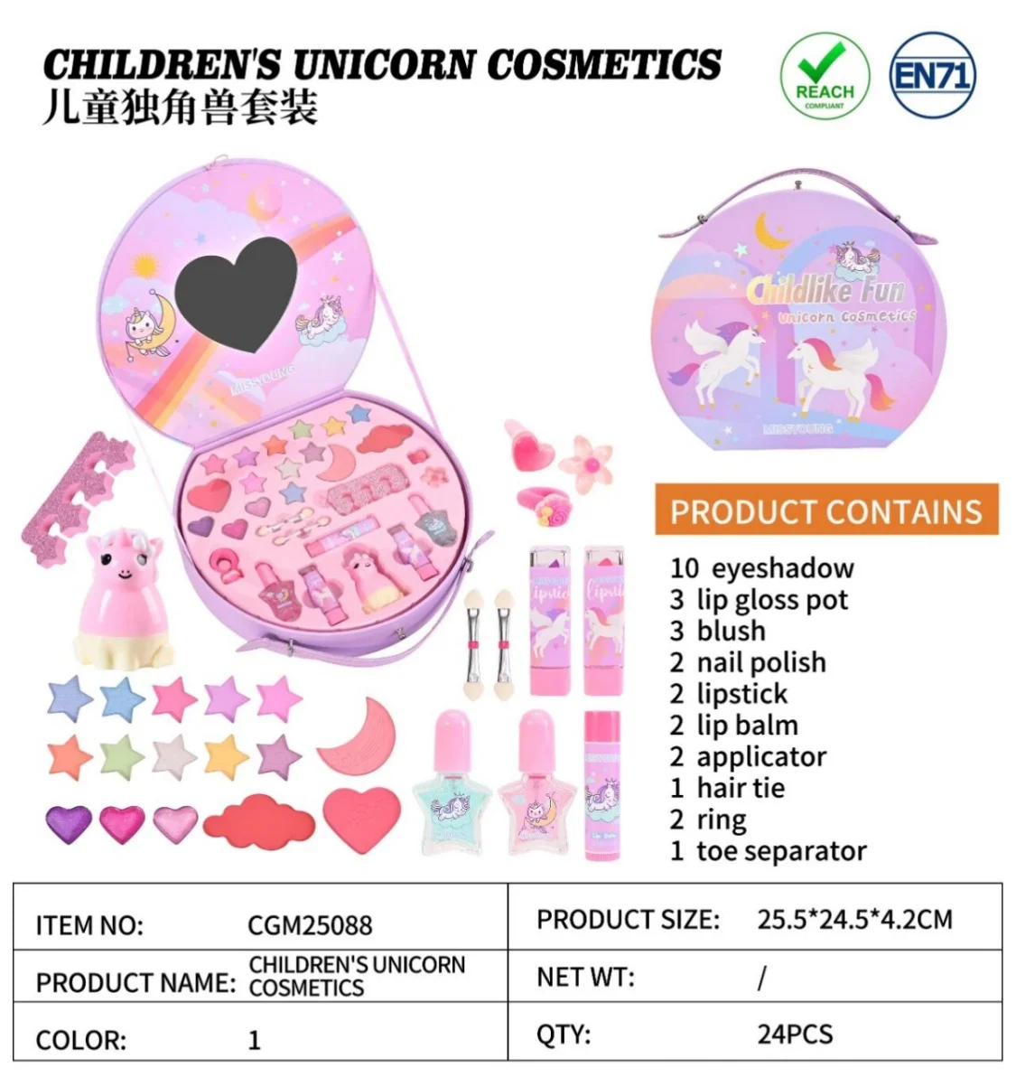 Set de Maquillaje Completo Maletin Profesional Makeup