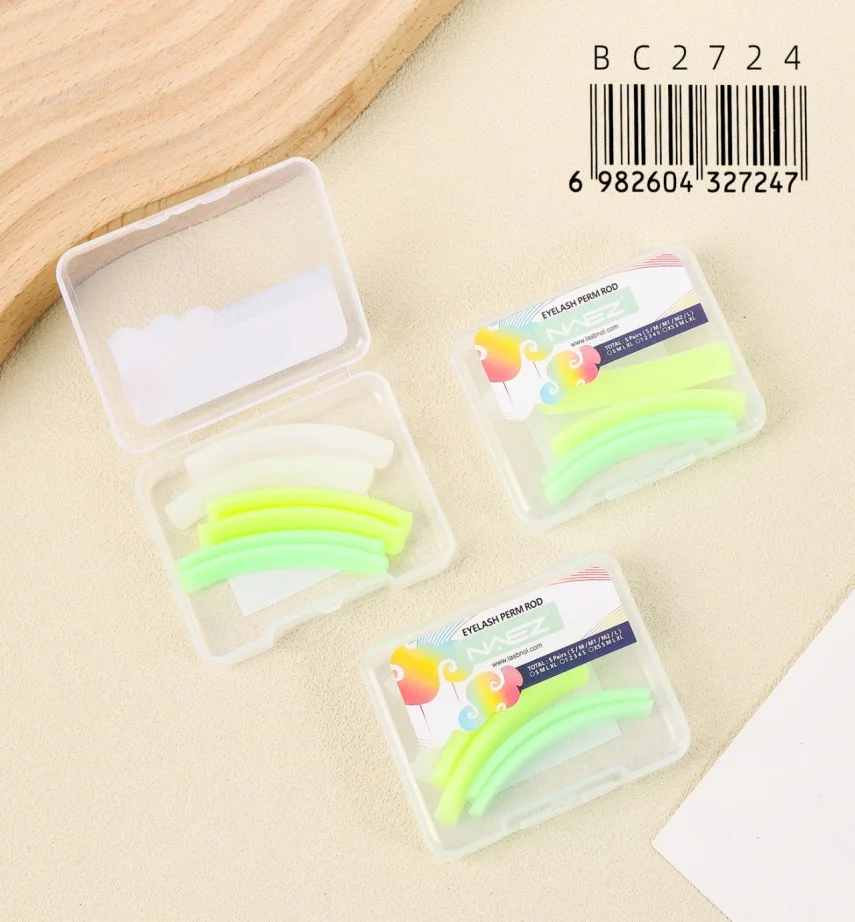 SET DE 3 PARES DE BIGUDIES DE SILICONA PARA LASH LIFT NAEZ