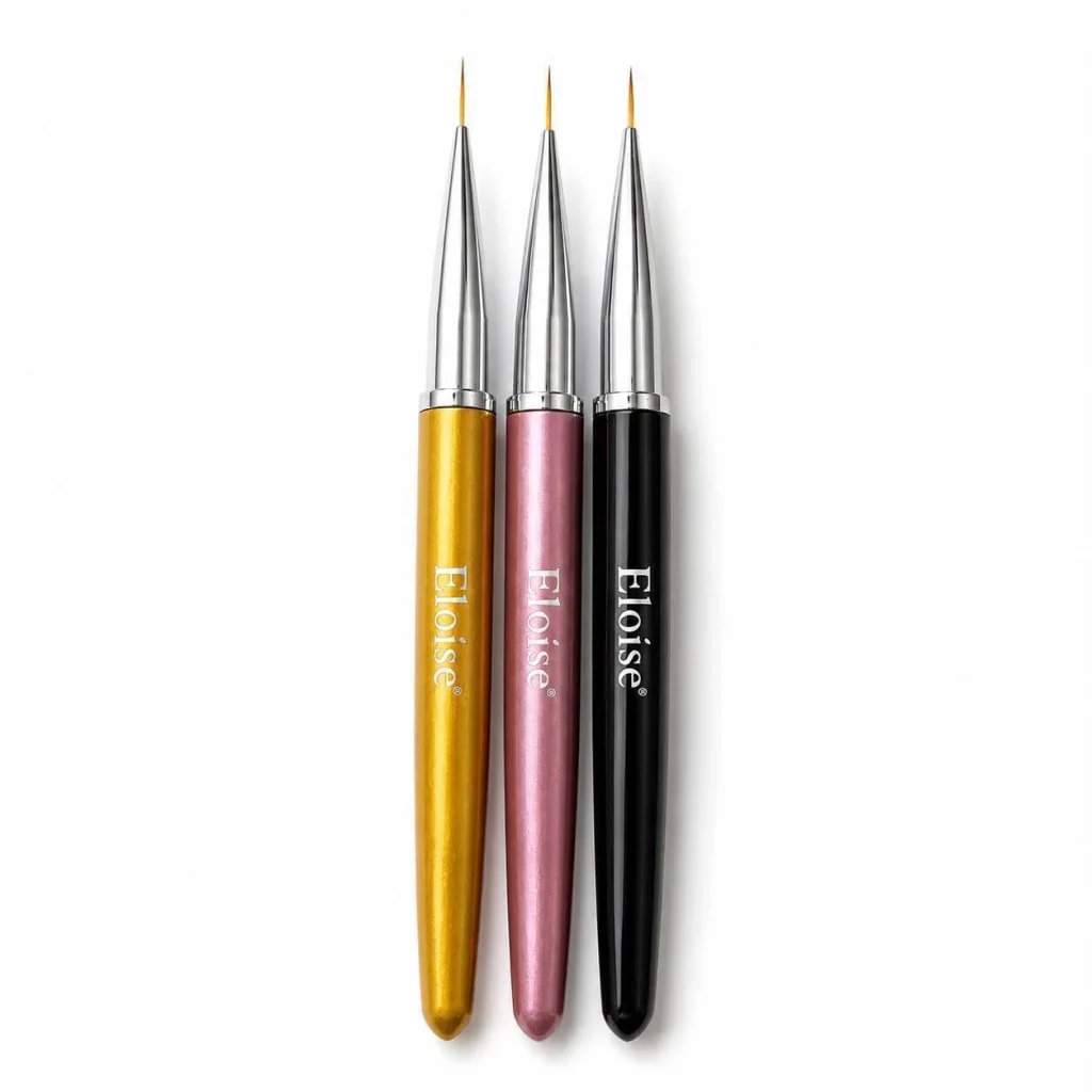 Pincel Liner Mango Metalizado 3pcs Eloise