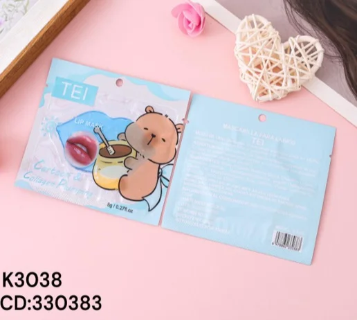Mascarilla para Labios Azul Capibara Tei