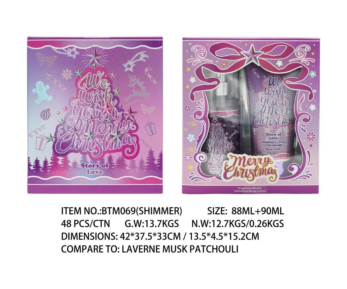 Set Perfume Fragance Mist 88ml y Crema Corporal Corporal 90ml