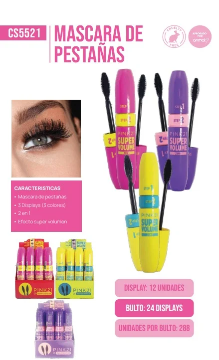 MASCARA DE PESTANAS PINK21