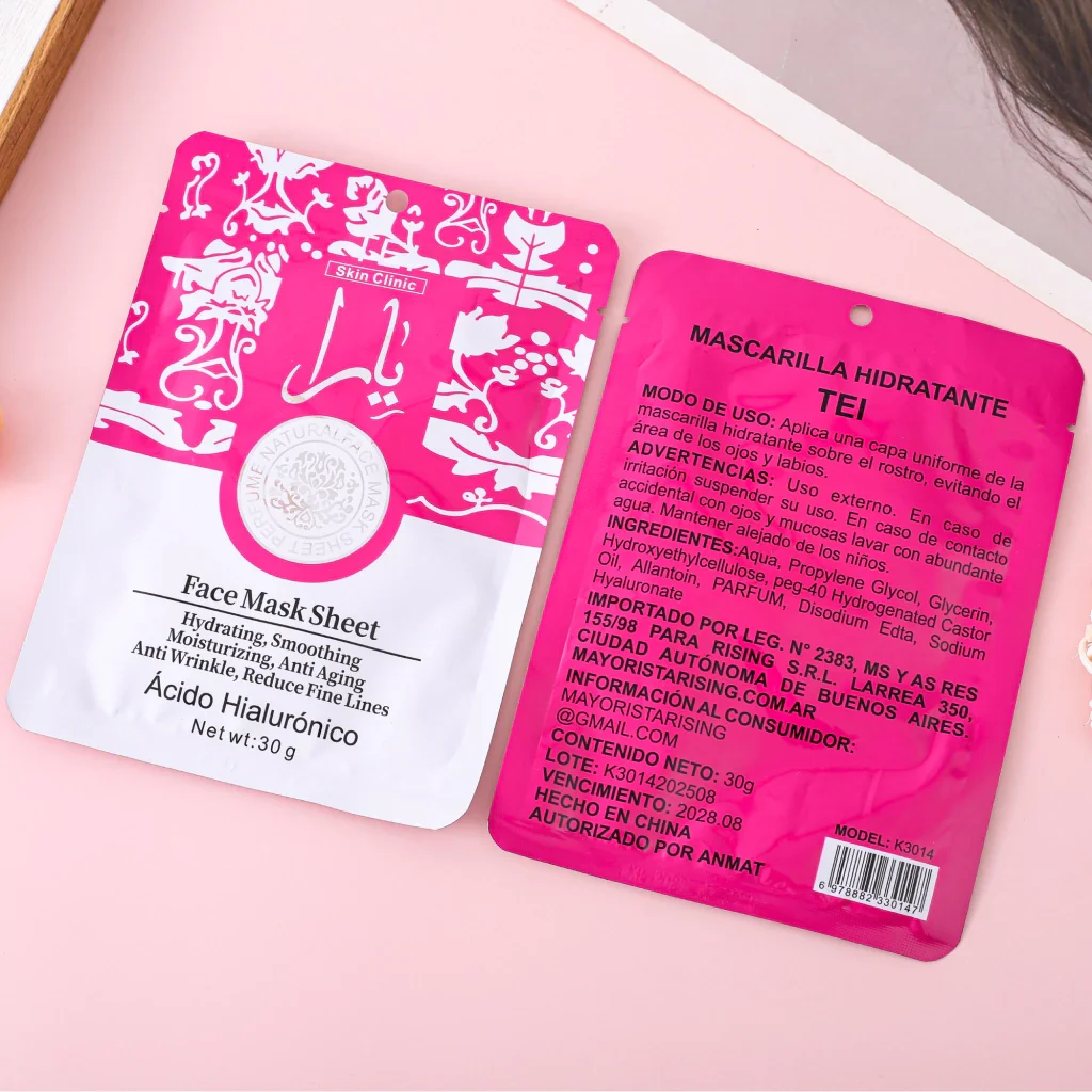 P*10 MASCARILLA YARA ROJO CON ACIDO HIALURONICO TEI