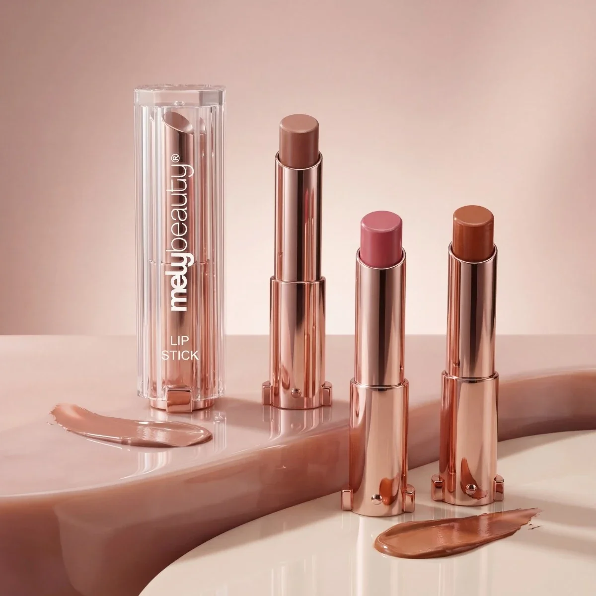Labial Satinado Moist Kiss Mely