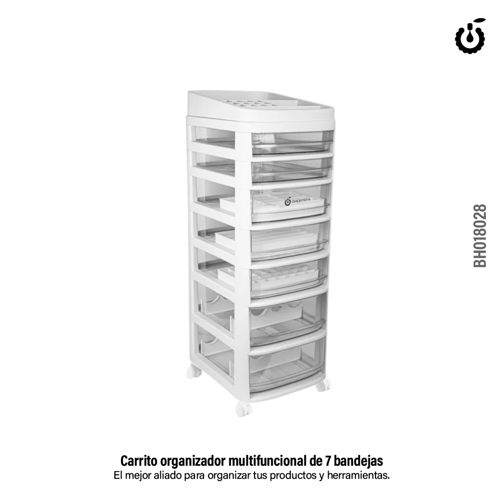 Organizador Auxilar 7estante Cherimoya