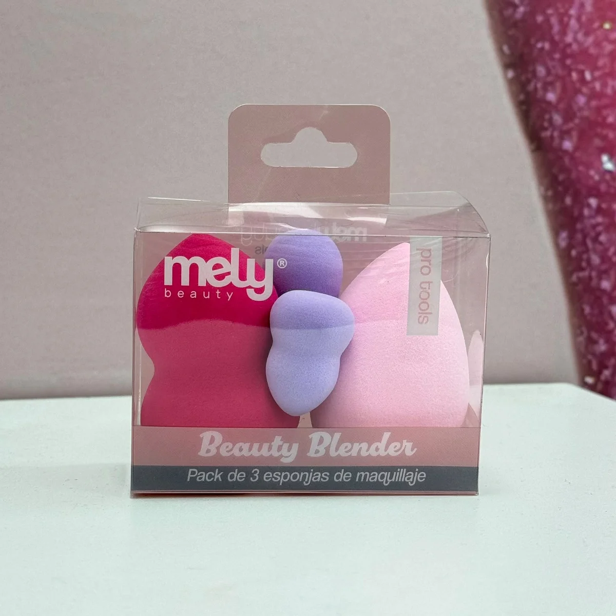 ESPONJAS MAQUILLAJE 4PCS MELY
