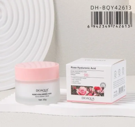 Crema Facial ácido Hialurónico Rosas Bioaqua 50M