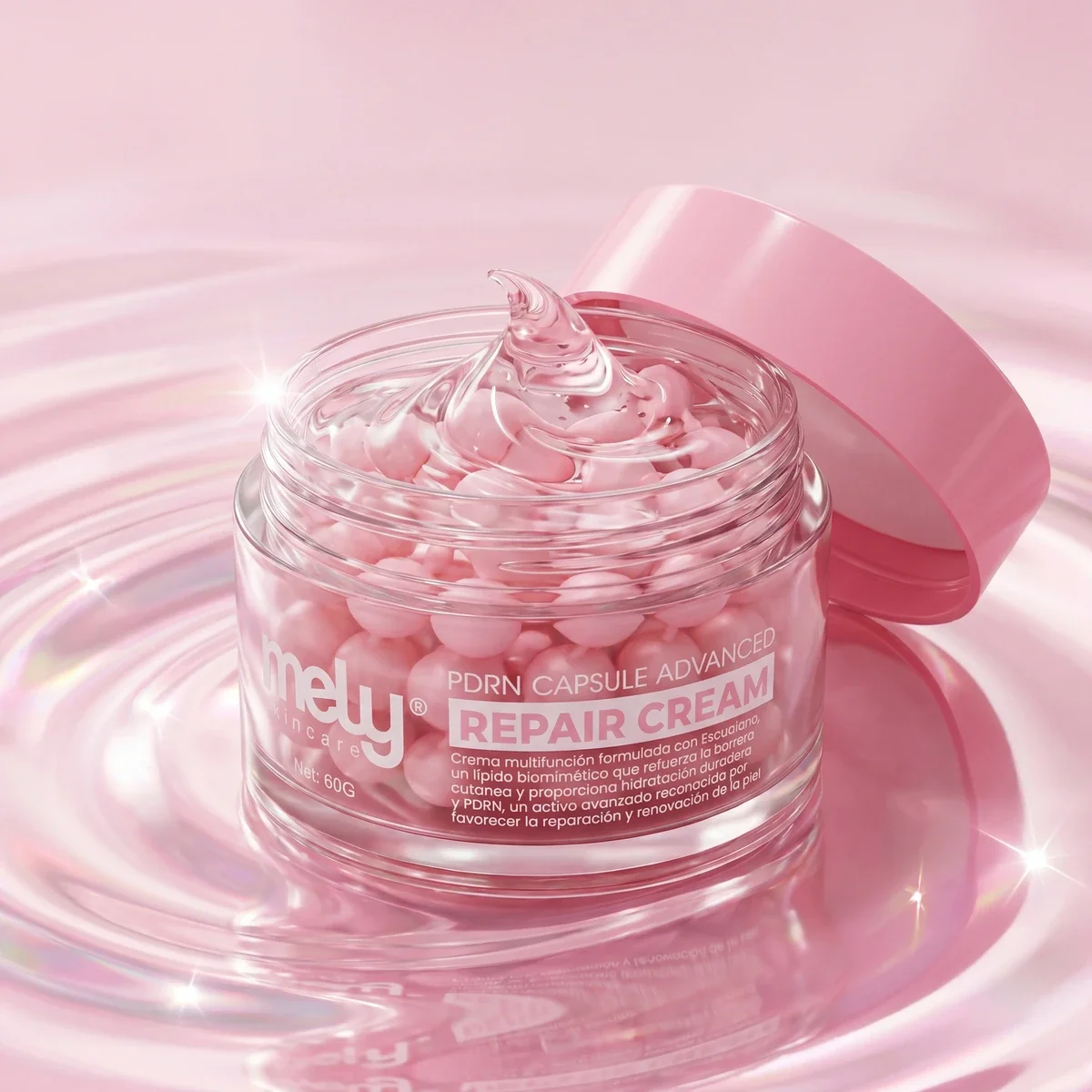 CREMA FACIAL CAPSSULA 2EN1 C/GEL PDRN 60G MELY