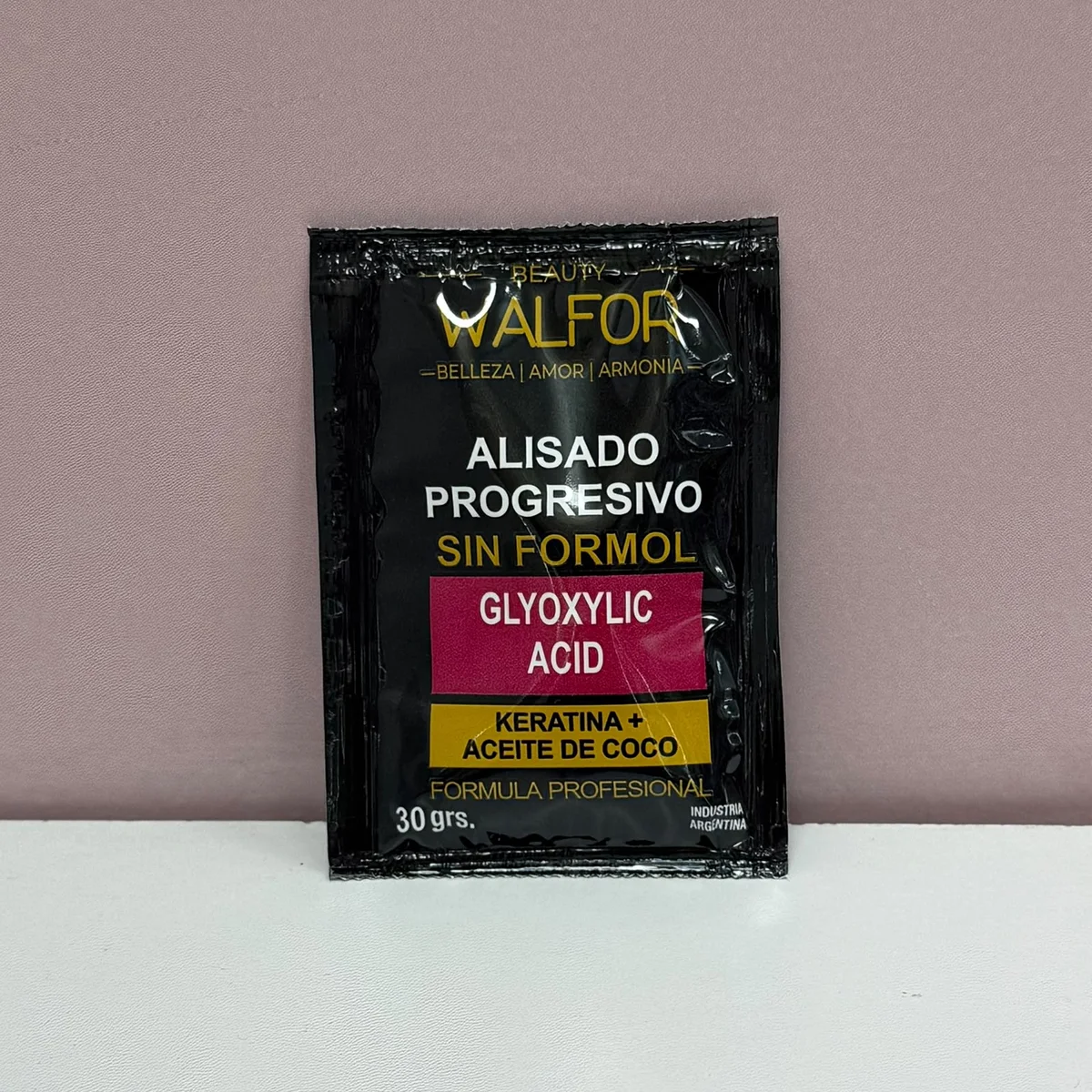 Alisado Progresivo Sin Formal 30g Walfor