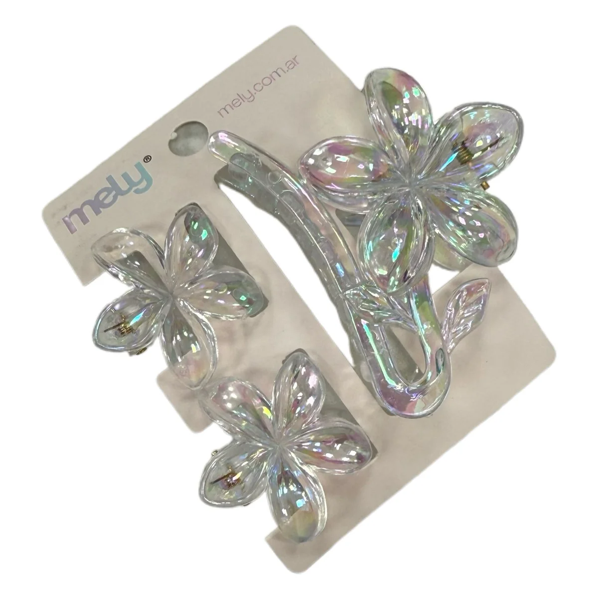 P*12 SET DE BROCHES DE PELO HAWAI MELY