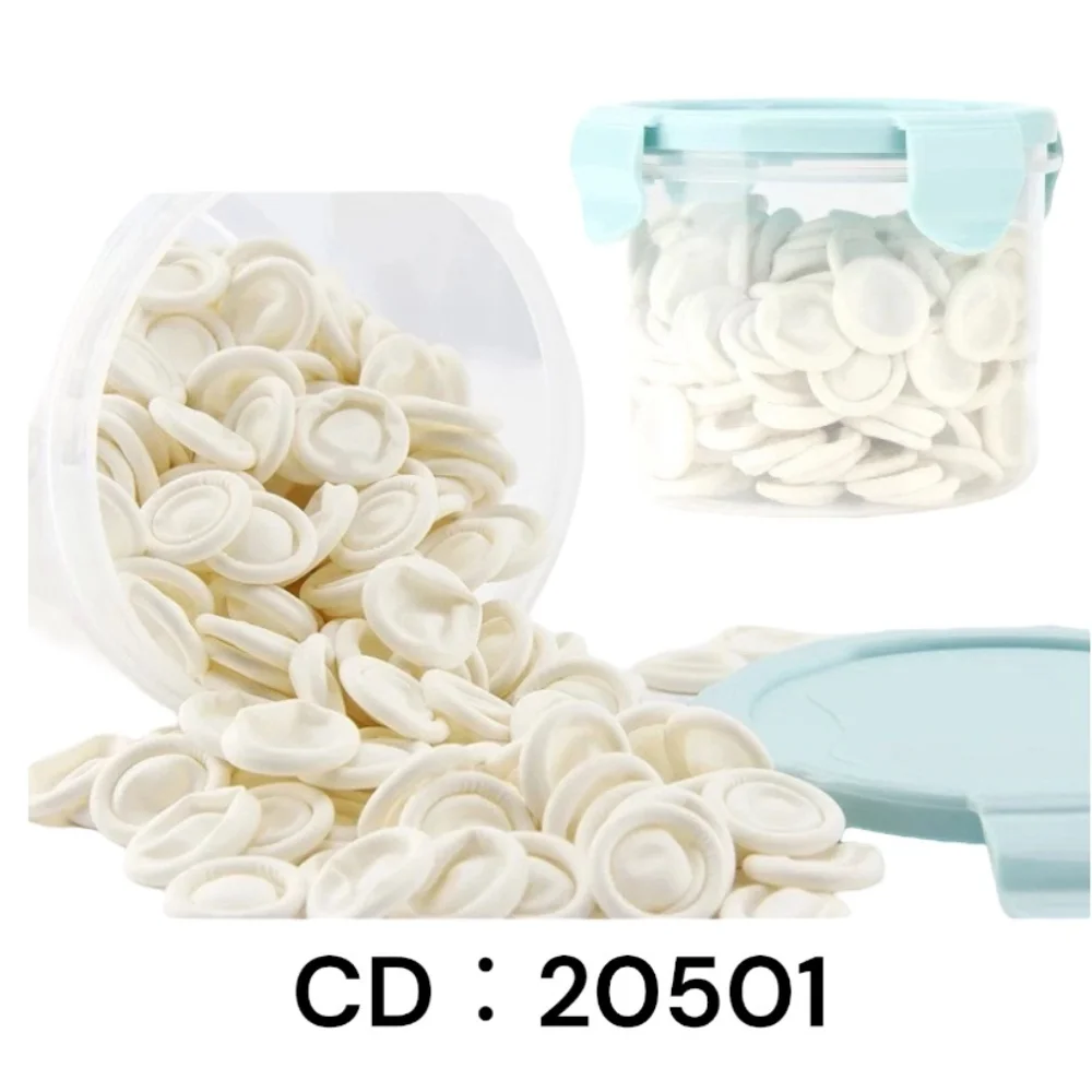 POTE DE GUANTES DESECHABLES PARA DEDOS