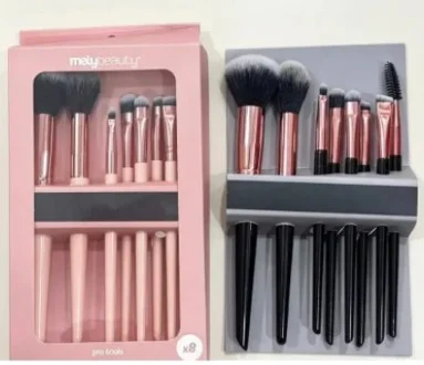 Set de Brochas Maquillaje 8pcs Mely