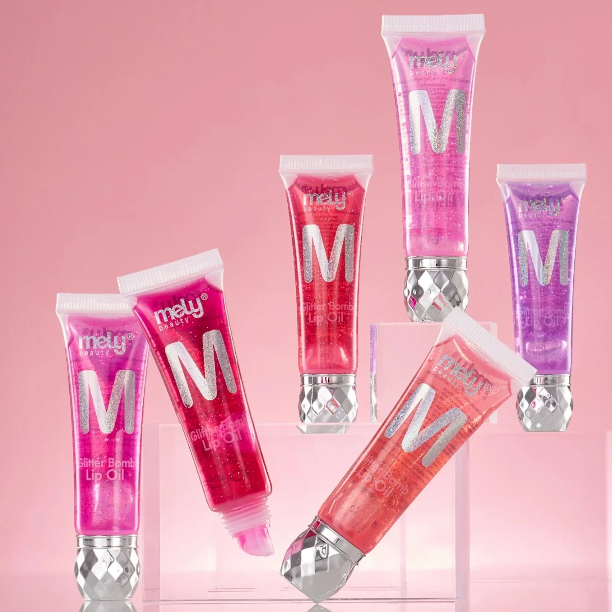 Aceite Labial Glitter Bomb Mely