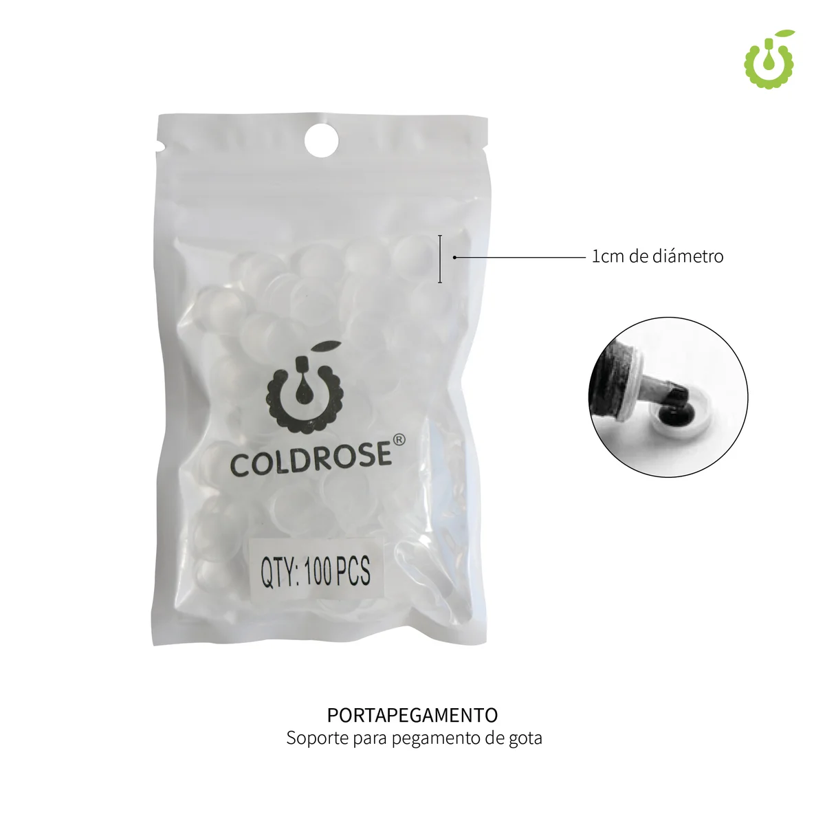 PORTAPEGAMENTO BLANCO DE 100U CHERIMOYA
