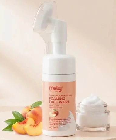 Espuma Limpiadora Facial de Durazno Mely 100ml