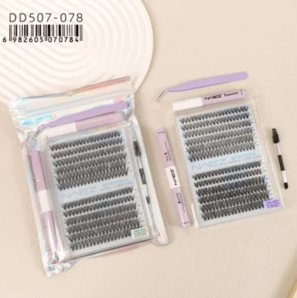 Kit de Pestanas Diy con Pegamento y Pinza 30d+40d 0.07d Mix Naez