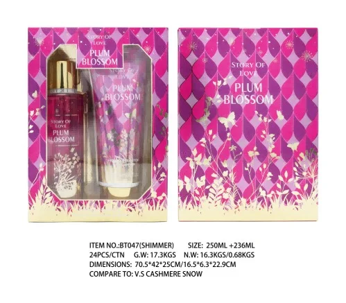 Set Perfume Fragancia Mist 250ml y Locion Corporal 236ml