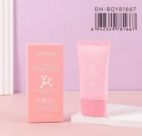 PROTECTOR SOLAR FACIAL CON NICOTINAMIDA SPF50+ BIOAQUA