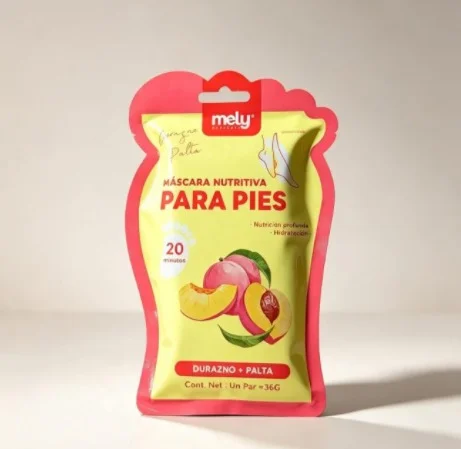 Mascarilla Nutritiva para Pies Durazno y Palta Mely