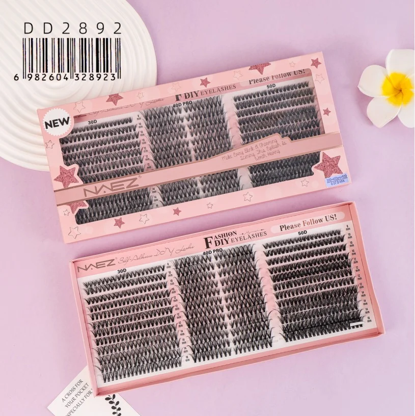 Pestanas Diy en Racimo 30d+40dpro+50d 0.07d Mix Naez