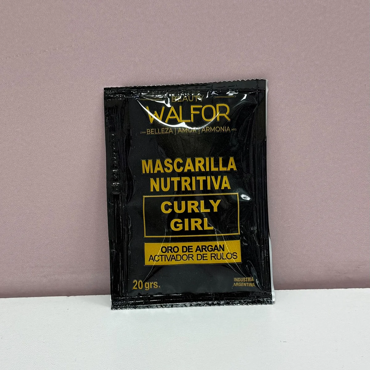 Mascarilla Nutritiva Curly Girl 20g Walfor