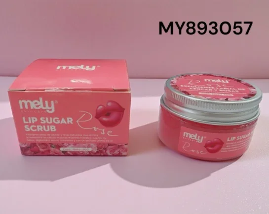 EXFOLIANTE LABIAL DE AZUCAR CON ROSA MELY