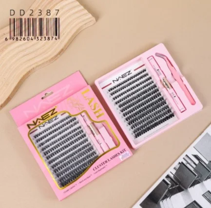 Kit de Pestanas Diy con Pagamento/removedor/pinza 3d40d 0.07d Mix Naez