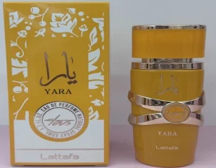 C*12 Lattafa Yara color amarillo dorado-50ml