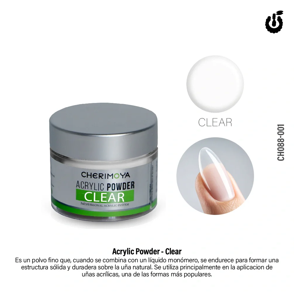 Polvo Acrilico N001 Clear 30g Cherimoya