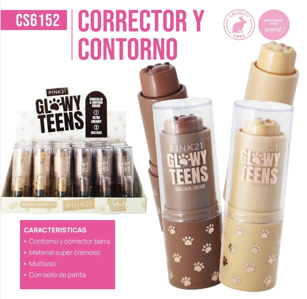 C*24 Concealer+ Contour Pink21