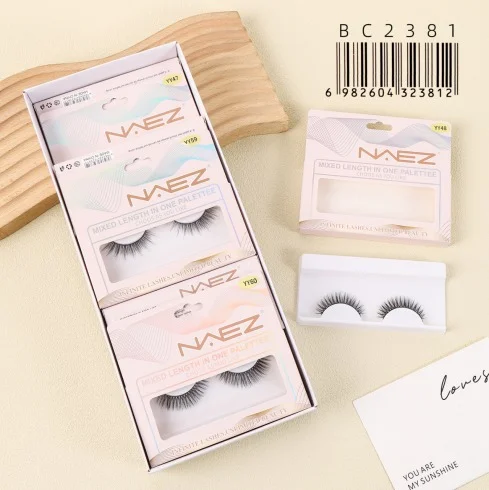 C*10 PESTANAS POSTIZAS PREMIUM TIRA ENTERA REUTILI