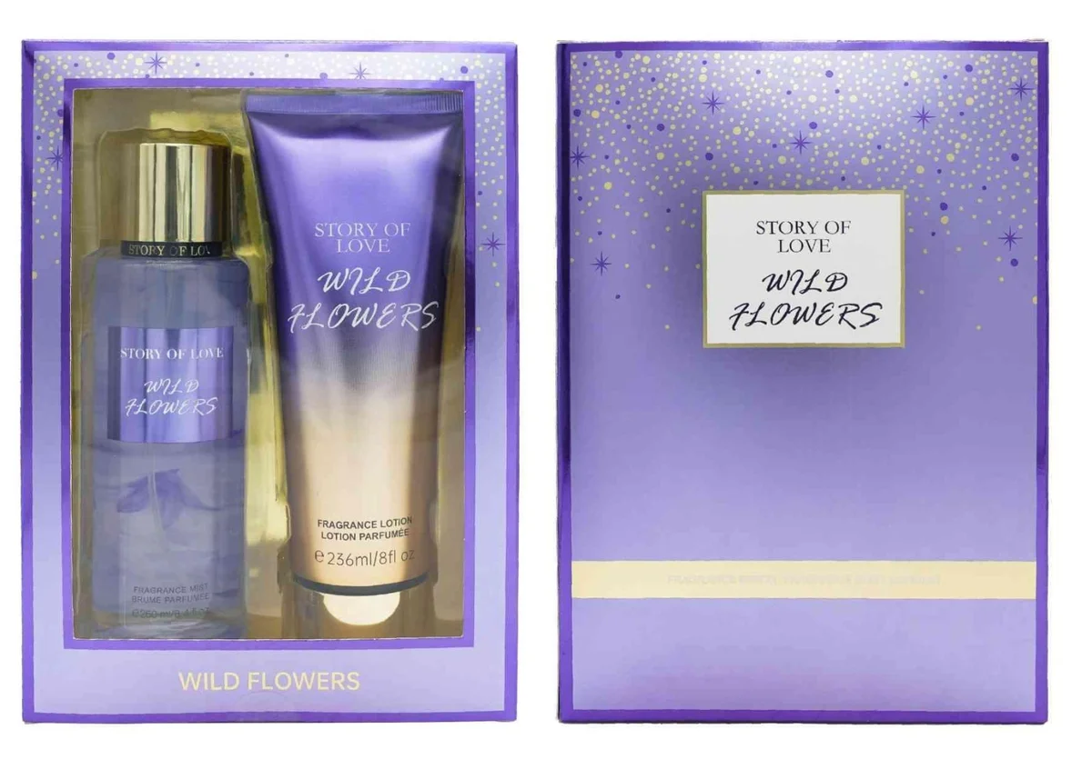 Set Perfume Fragancia Mist 250ml y Locion Corporal 236ml