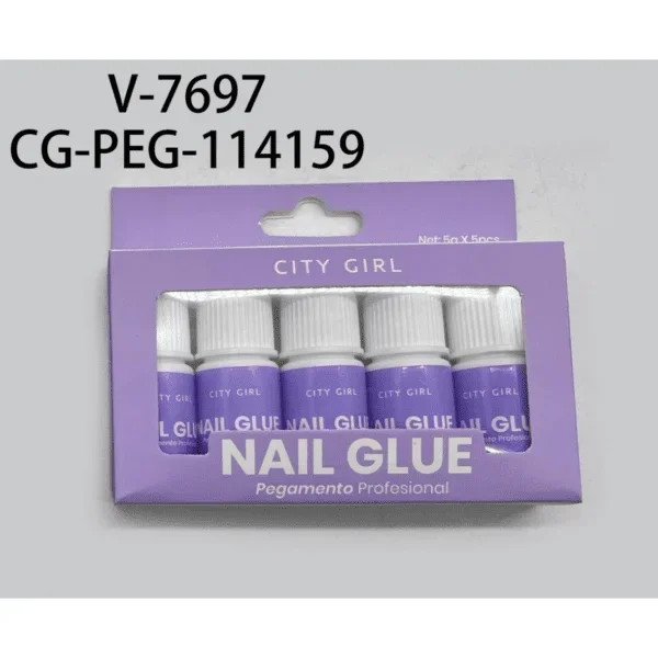 PEGAMENTO PROFESIONAL 5PCS CITY GIRL