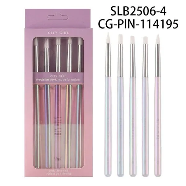Set de Pinceles 5pcs City Girl