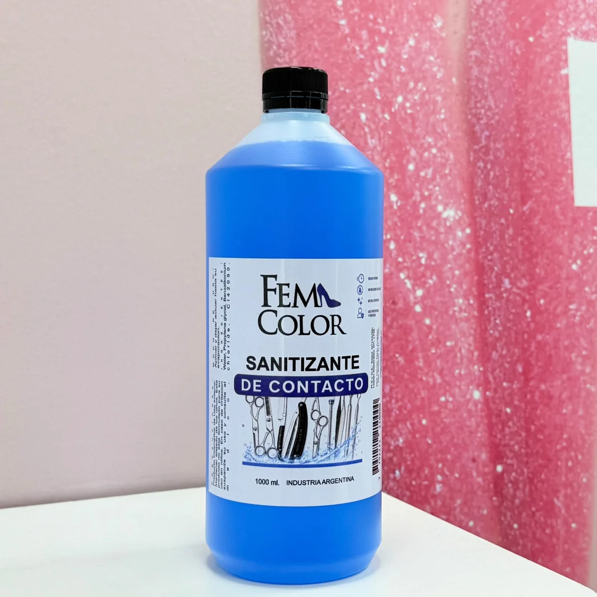 Sanitizante de Contacto Desinfeccion Azul 1l Fem Color