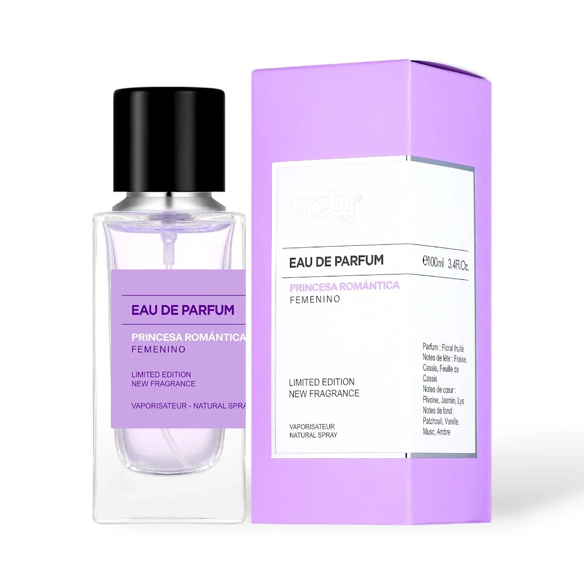 Perfume Princesa Romantica 100ml Mely
