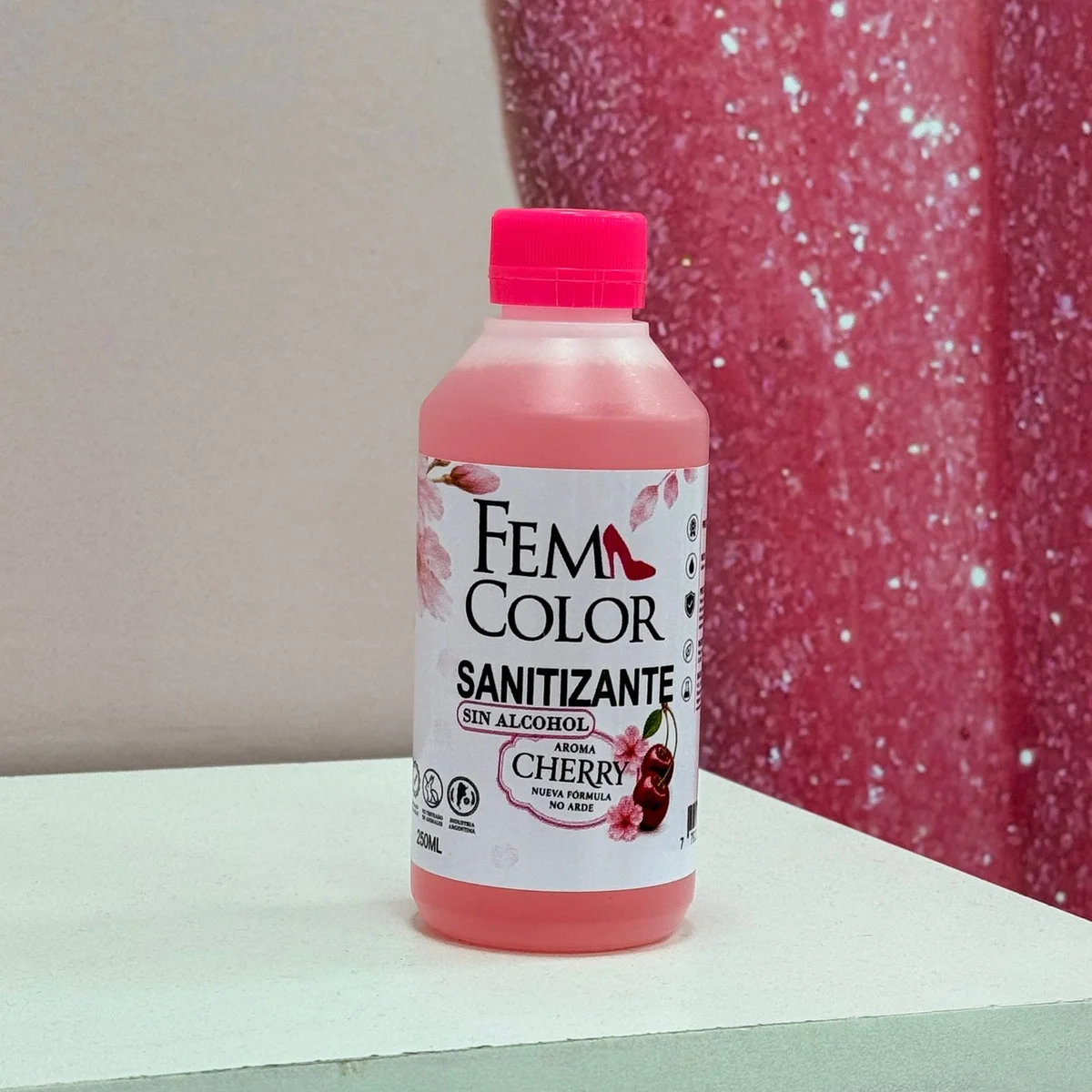 Sanitizante Sin Alcohol Cherry Fem Color 250ml