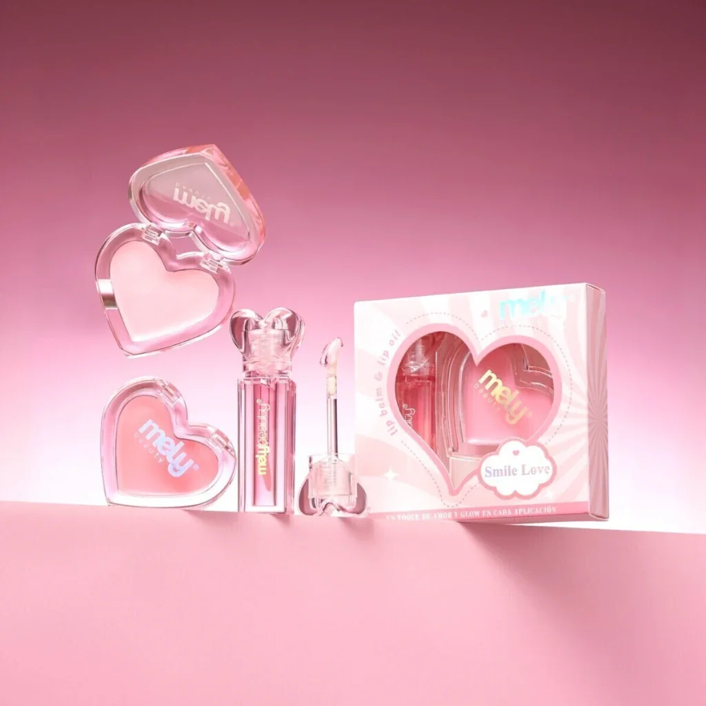 Lip Combo Balsamo Labial y Brillo Labial Mely