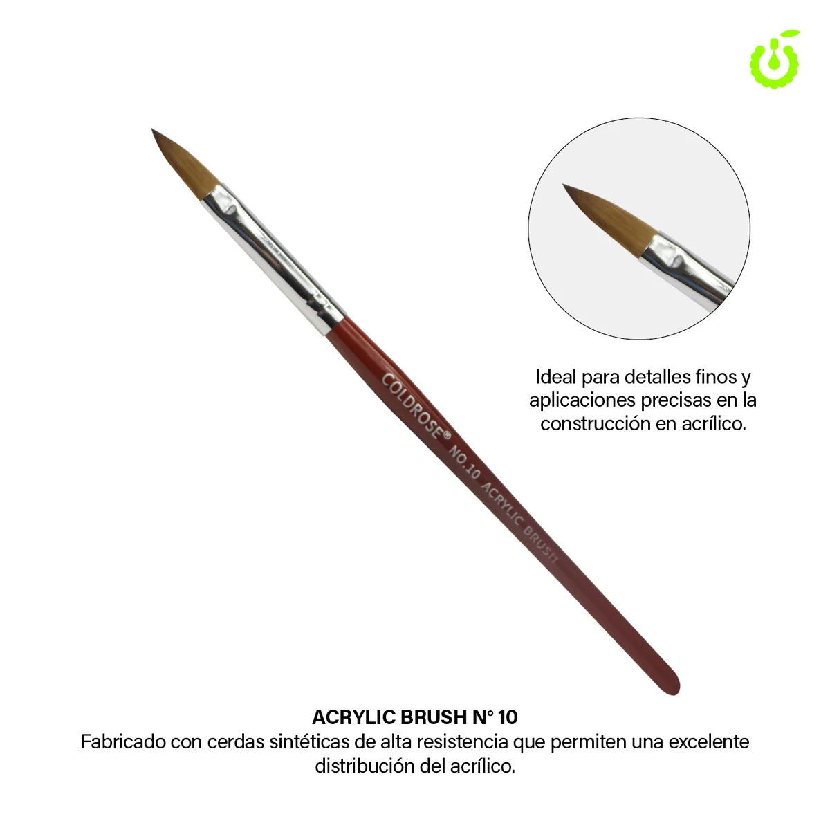 Pincel Acrilico Coldrose