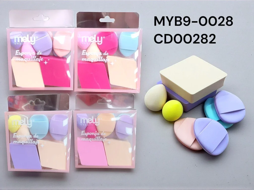 Set de Esponjas Maquillaje 8pcs Mely