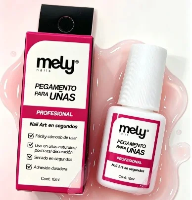 Pegamento para unas Mely