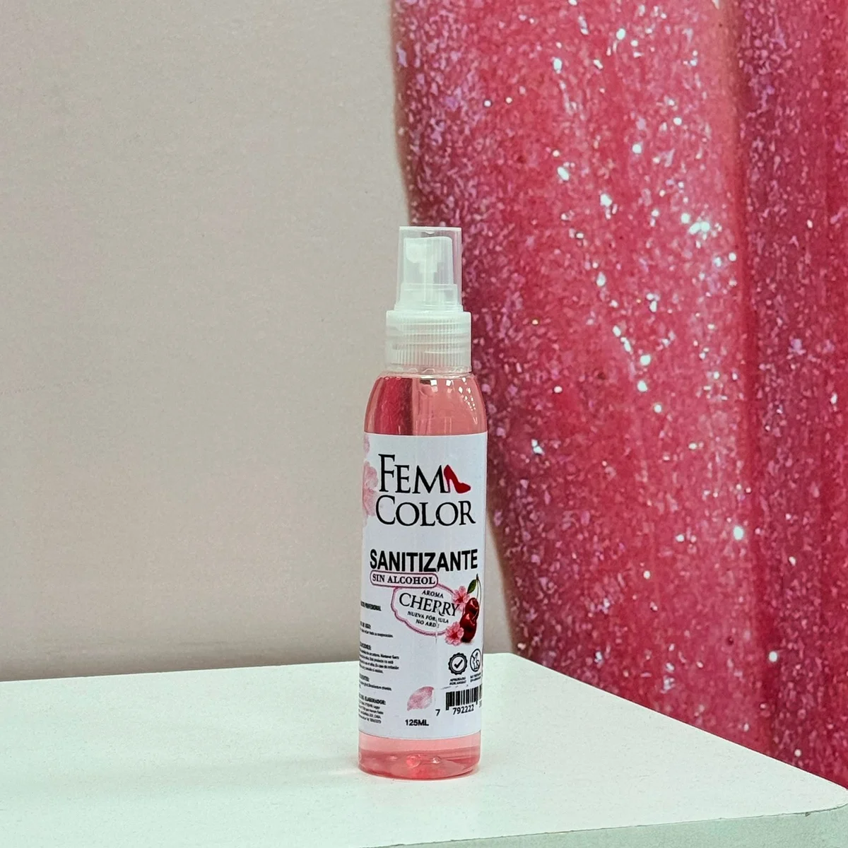Sanitizante Sin Alcohol Cherry Fem Color 125ml