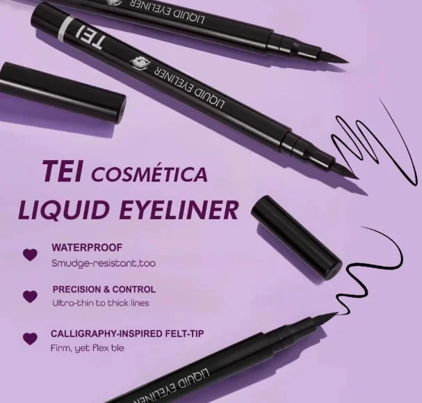 C*48 Tei Delineador Fibra Negro