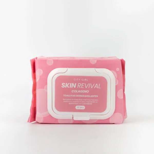 TOALLAS DESMAQUILLAJES CON COLAGENO CITY GIRL