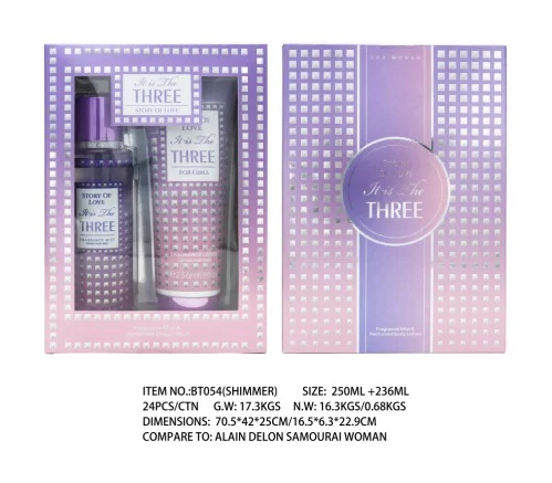 Set Perfume Fragancia Mist 250ml y Locion Corporal 236ml