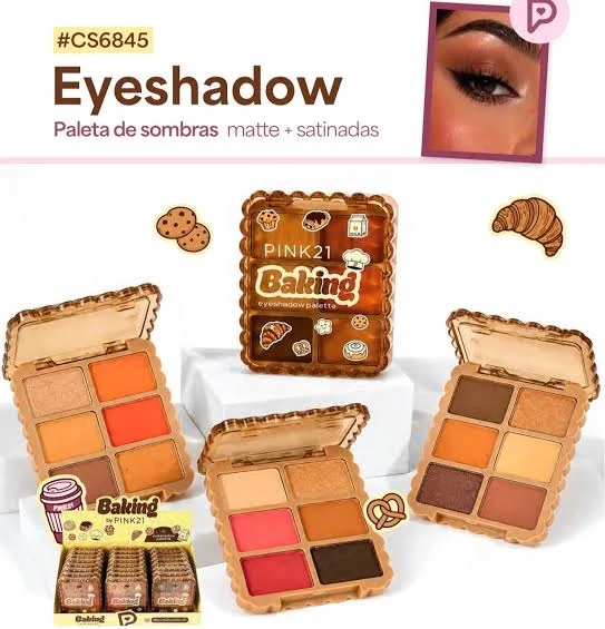 Sombra para Ojos 6 Colores Pink21