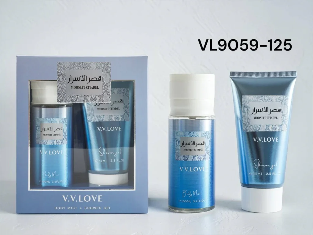 Kit de Perfume Body Mist 100ml+shower Gel 75ml